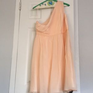 Peach JCrew Bridesmaid/ Wedding Guest Dress